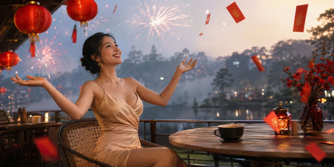 Người dùng Đà Lạt nhận thư đỏ thưởng khi uống cà phê sáng trên điện thoại di động
