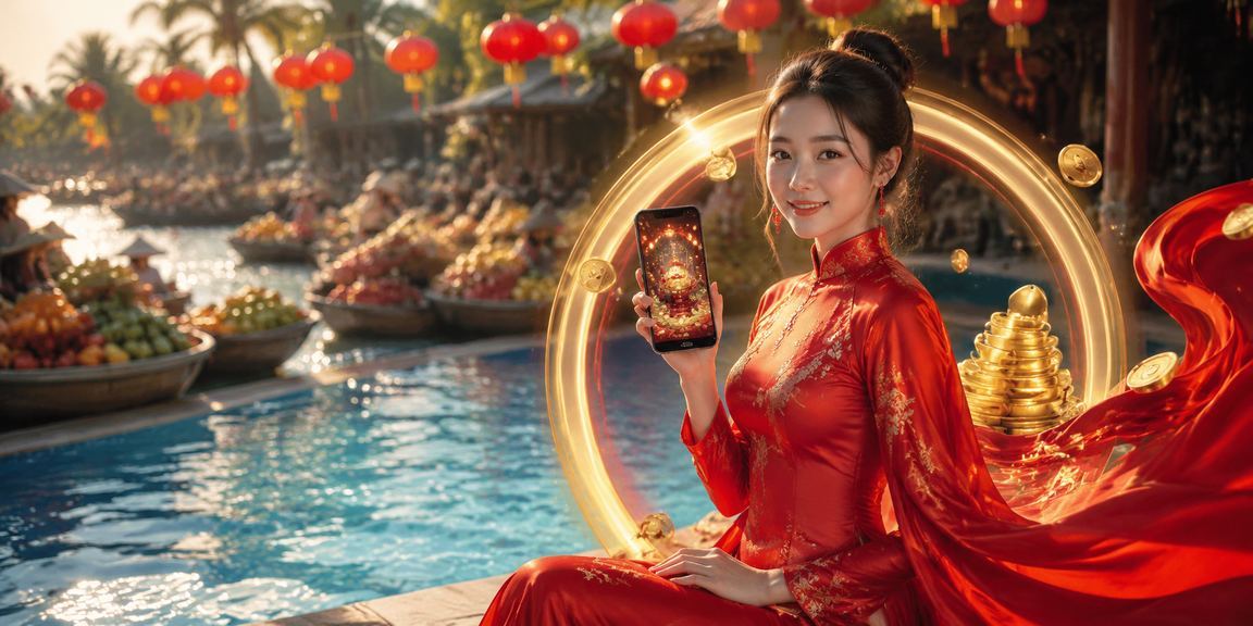Phụ nữ áo dài vùng Mekong nhận thưởng hoàn tiền rebate trên điện thoại di động